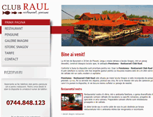 Tablet Screenshot of clubraul.ro